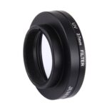 JUNESTAR para Xiaomi Xiaoyi Yi II 4K Cámara de acción deportiva Filtro UV profesional de 37 mm + Tapa protectora de lente - Imagen 3