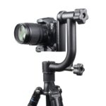 YELANGU Cabezal de trípode cardán horizontal de 360 grados para cámaras domésticas DV y SLR, YLG0401E
