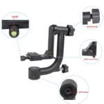 YELANGU Cabezal de trípode cardán horizontal de 360 grados para cámaras domésticas DV y SLR, YLG0401E - Imagen 4