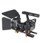 El juego de jaula YELANGU YLG1105A A7 incluye estabilizador de jaula para cámara de video / enfoque de seguimiento / caja mate para Sony GH4 / A7S / A7 / A7R / A72 / A7RII / A7SII / A6000 / A6500 / A6300 / A7R3 / A7S3 / A7R4