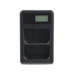 Cargador de batería con pantalla LCD digital de doble canal con puerto USB para batería Sony NP-FZ100, compatible con Sony A9 (ILCE-9) - Imagen 2