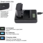 Cargador de batería con pantalla LCD digital de doble canal con puerto USB para batería Sony NP-FZ100, compatible con Sony A9 (ILCE-9) - Imagen 5