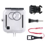Carcasa protectora impermeable de 40 m para GoPro Fusion, con soporte básico de hebilla, tornillo y llave - Imagen 2