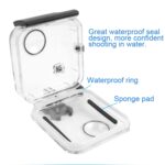 Carcasa protectora impermeable de 40 m para GoPro Fusion, con soporte básico de hebilla, tornillo y llave - Imagen 3