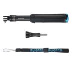Trípode portátil plegable con soporte para selfies, monopié para GoPro, Insta360, DJI y otras cámaras de acción, longitud: 23,5-81 cm - Imagen 2