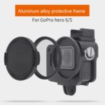 Carcasa protectora de aleación de aluminio CNC con marco de seguro y lente UV de 52 mm para GoPro HERO7 Black /6 /5, 52mm UV Black, 52mm UV Blue, 52mm UV Red - Imagen 3