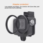Carcasa protectora de aleación de aluminio CNC con marco de seguro y lente UV de 52 mm para GoPro HERO7 Black /6 /5, 52mm UV Black, 52mm UV Blue, 52mm UV Red - Imagen 5