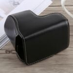 Funda de cuero PU para cámara de cuerpo completo con correa para Sony A5100, For Sony A5100 - Imagen 3
