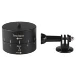 Adaptador de cabeza de trípode estabilizador de lapso de tiempo de 360 grados de rotación automática de 60 minutos para GoPro, 60 Minutes - Imagen 4