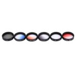 JUNESTAR Filtro de lente profesional 6 en 1 de 34 mm (CPL + UV + Gradual Red + Gradual Orange + Gradual Blue + Gradual Grey) para DJI Phantom 3 y 4 - Imagen 2