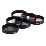 JUNESTAR Filtro de lente profesional 6 en 1 de 34 mm (CPL + UV + Gradual Red + Gradual Orange + Gradual Blue + Gradual Grey) para DJI Phantom 3 y 4 - Imagen 3
