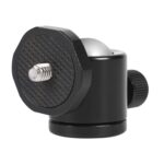 Mini cabezal de bola de metal panorámico con rotación de 360 grados para cámaras DSLR y digitales, Black - Imagen 3