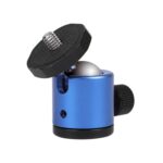Mini cabezal de bola de metal panorámico con rotación de 360 grados para cámaras DSLR y digitales, Blue - Imagen 2