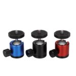 Mini cabezal de bola de metal panorámico con rotación de 360 grados para cámaras DSLR y digitales, Black - Imagen 6