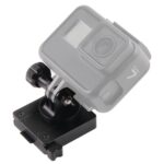 Soporte de aluminio GP244-B para GoPro, Insta360, DJI y otras cámaras de acción y base de montaje NVG