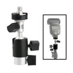Soporte de paraguas con soporte de luz de flash multifuncional tipo D, carga máxima: 2 kg