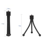 Mini Montaje de trípode de escritorio Metal con interfaz de tornillo UNC1 / 4, carga máxima: 0.6kg - Imagen 5