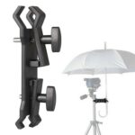 Accesorio de fotografía de abrazadera de soporte de clip de soporte de paraguas de cámara al aire libre