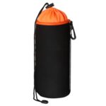 Bolsa para lentes de cámara SLR Bolsa para lentes micro individuales Bolsa para bilis interior para lentes Estuche protector impermeable más terciopelo grueso, diámetro: 10 cm, altura: 25 cm, Diameter: 10cm, Height: 25cm - Imagen 2