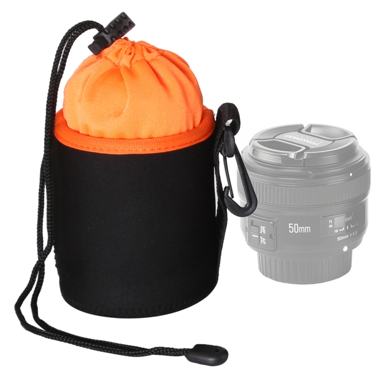DCA0778E.jpg Bolsa para lentes de cámara SLR Bolsa para lentes micro individuales Bolsa para bilis interna para lentes Funda protectora impermeable más terciopelo grueso, diámetro: 8,5 cm, altura: 10 cm, Diameter: 8.5cm, Height: 10cm - Imagen 1
