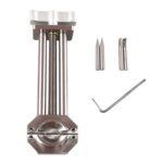 ZXGJ0002 Herramienta moldeadora de reparación de acero inoxidable con tornillo de rosca de lente de doble cara para placa de liberación rápida de trípode / lente de cámara - Imagen 3