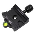 Montaje de placa adaptadora de abrazadera de liberación rápida con perilla de doble uso FCD-1 para placa de liberación rápida de 39 mm Arca / 32 mm SLIDEFIX