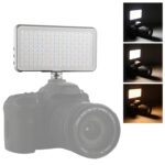 LED011S Pocket 180 LED Vlogging profesional Fotografía Video y estudio fotográfico Luz con pantalla OLED y montaje de adaptador de zapata fría para cámaras Canon / Nikon DSLR