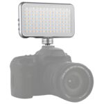 LED-013 Pocket 112 LED Vlogging profesional Fotografía Video y luz de estudio fotográfico con pantalla OLED y soporte de adaptador de zapata para cámaras Canon / Nikon DSLR - Imagen 5