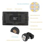 LED01 416 LEDs 3600LM Vlogging profesional Fotografía Video y luz de estudio fotográfico para cámaras Canon / Nikon DSLR - Imagen 5