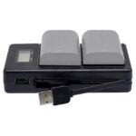 Cargador LCD digital de batería SLR para cámara digital LP-E6 para la serie Canon