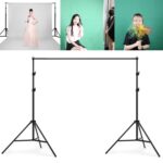200x200cm Photo Studio Fondo Soporte Soporte Telón de fondo Kit de soporte de barra transversal