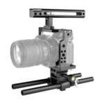 Estabilizador de jaula para cámara de vídeo YELANGU C15 YLG0711A con mango y varilla de riel para Nikon Z6 / Z7, YLG0711A