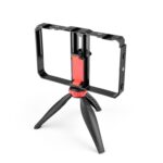 YELANGU PC204 YLG1801D Vlogging Transmisión en vivo LED Selfie Light Smartphone Video Rig Mango Estabilizador Kits de soporte con micrófono y trípode - Imagen 5