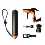 Disparador de obturador + gripo flotante de la mano de buceo de buceo con correa y tornillo anti-perdidas ajustables y tornillo para gopro hero7 / 6 negro / 5 negro - Imagen 2