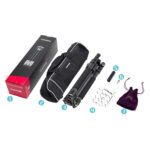 Trípode de fibra de carbono portátil ajustable TRIOPO 853 con rótula D2-A para cámara SLR - Imagen 2