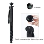 BEXIN MAS285 Soporte monopié de aleación de aluminio para cámara DSLR portátil de viaje al aire libre, MAS285 - Imagen 3