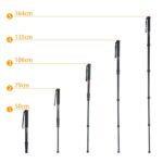 BEXIN P285-A Soporte monopié de aleación de aluminio para cámara DSLR portátil de viaje al aire libre, P285-A - Imagen 4