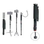 BEXIN P308 Soporte monopié de aleación de aluminio para cámara DSLR portátil de viaje al aire libre, P308