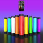 LUXCeO RGB Foto colorida LED Stick Luz de video Control de aplicación Temperatura de color ajustable Luz de relleno LED de mano impermeable con control remoto, P200 RGB