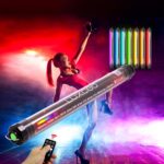 LUXCEO P7RGB Photo Colorida LED Stick Video Light Control Aplicación Ajustable Color Temperatura Impermeable LED de mano Luz de llenado con control remoto