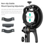 Godox S2 Speedlite tipo S soporte Bowens montaje Flash tipo S soporte - Imagen 2