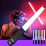 LUXCEO Q508A 8 COLOR PHOTO LED LED Video Luz impermeable LED LED Lámpara de iluminación de flash con control remoto