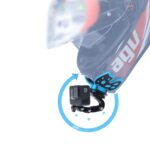 Adaptador de montaje para casco tipo mariposa con brazo pivotante de 3 vías, hebilla con gancho en J y tornillo largo para GoPro Hero11 Black / HERO10 Black /9 Black /8 Black /7/6/5/5 Session /4 Session /4/3+ /3/2 /1, DJI Osmo Action y otras cámaras de... - Imagen 5