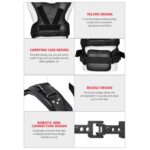 YELANGU B200-C1 Chaleco estabilizador de brazo dual que absorbe los golpes Sistema de soporte de cámara para cámaras de video digitales DSLR y DV, B200-C1 - Imagen 4