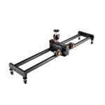 YELANGU L4X-60ET Riel deslizante de empalme de 60 cm + hebilla de riel de carro con rótula para cámaras SLR/cámaras de vídeo, L4X-60ET 60cm - Imagen 2