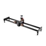 YELANGU L4X-60ET Riel deslizante de empalme de 60 cm + hebilla de riel de carro con rótula para cámaras SLR/cámaras de vídeo, L4X-60ET 60cm - Imagen 3