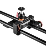 YELANGU L4X-60ET Riel deslizante de empalme de 60 cm + hebilla de riel de carro con rótula para cámaras SLR/cámaras de vídeo, L4X-60ET 60cm - Imagen 4