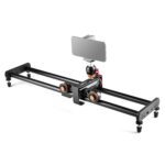 YELANGU L4X-60ET Riel deslizante de empalme de 60 cm + hebilla de riel de carro con rótula para cámaras SLR/cámaras de vídeo, L4X-60ET 60cm - Imagen 5