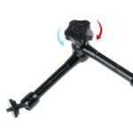 Brazo mágico articulado de fricción ajustable de 11 pulgadas + clips de garras grandes con abrazadera para teléfono, 11 inch Magic Arm + Claws Clips with Phone Clamp - Imagen 4