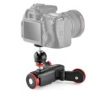 Carro con plataforma rodante de 3 ruedas con deslizador de pista eléctrico YELANGU L5, carga: 3 kg, L5 Dolly Car